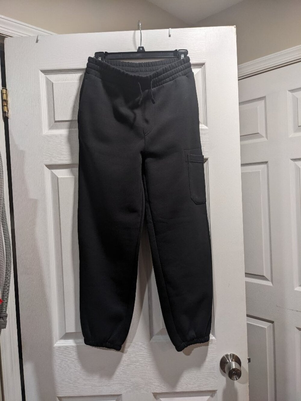 Boy's H&M Black Joggers Sweatpants Cargo boy's size 16
